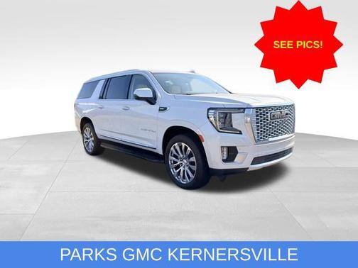 White Frost Tricoat 2024 GMC Yukon XL Denali
