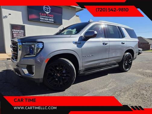 Satin Steel Metallic 2021 GMC Yukon SLE