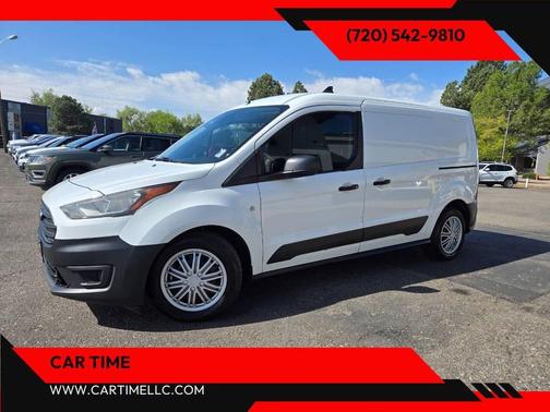 Frozen White 2021 Ford Transit Connect XL Cargo Van