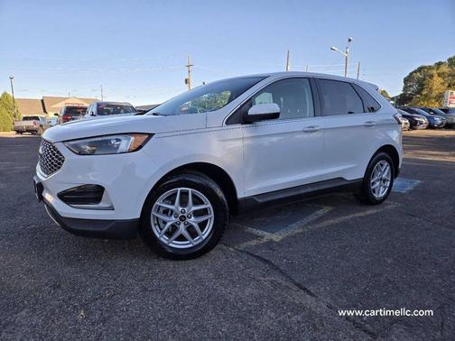 Oxford White 2023 Ford Edge SEL
