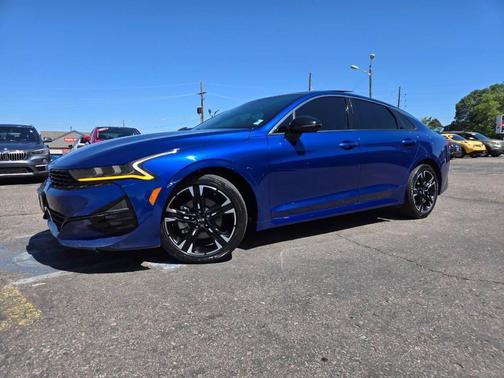Sapphire Blue 2021 Kia K5 GT-Line