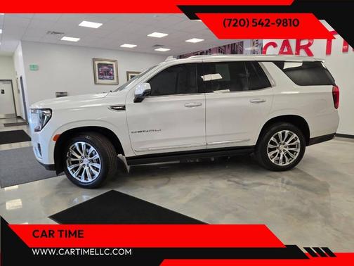 White Frost Tricoat 2022 GMC Yukon Denali