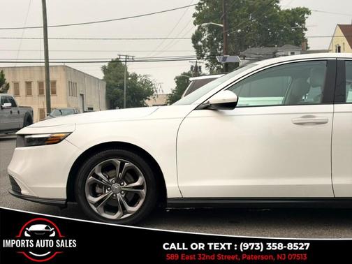 White 2023 Honda Accord EX