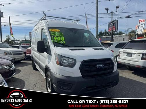 White 2020 Ford Transit-250 T-250 130 MED RF 9070 GVWR