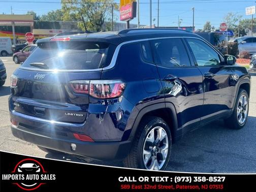 Blue 2018 Jeep Compass Limited