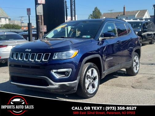 Blue 2018 Jeep Compass Limited