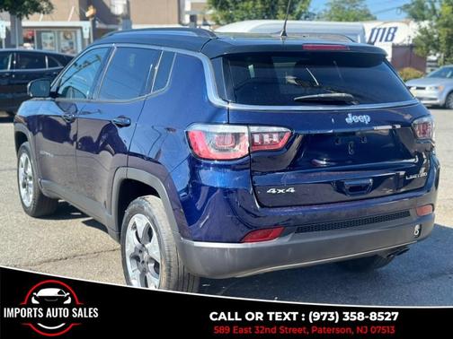 Blue 2018 Jeep Compass Limited