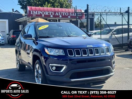 Blue 2018 Jeep Compass Limited