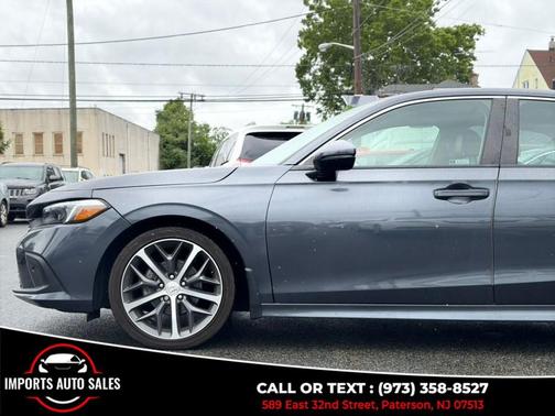 Gray 2023 Honda Civic Touring