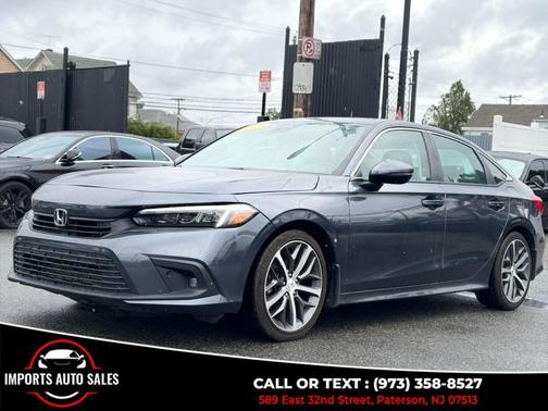 Gray 2023 Honda Civic Touring