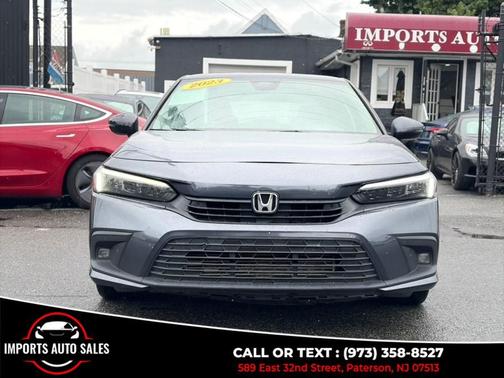 Gray 2023 Honda Civic Touring