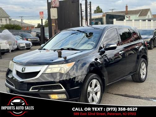 Black 2011 Acura MDX 3.7L Technology