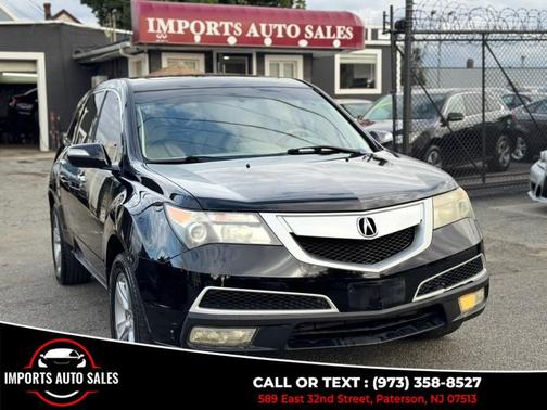 Black 2011 Acura MDX 3.7L Technology