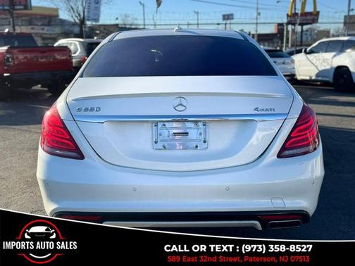 White 2014 Mercedes-Benz S-Class S 550 4MATIC