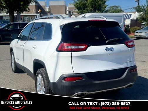 White 2015 Jeep Cherokee Limited