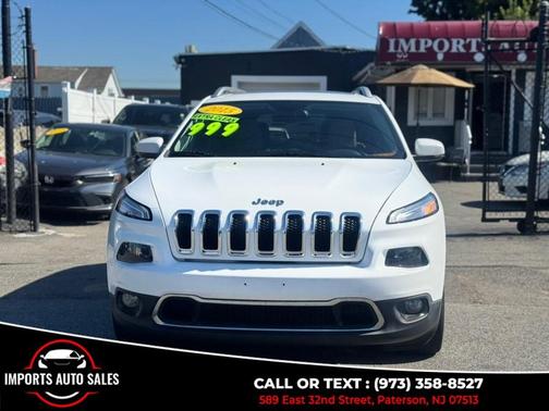 White 2015 Jeep Cherokee Limited