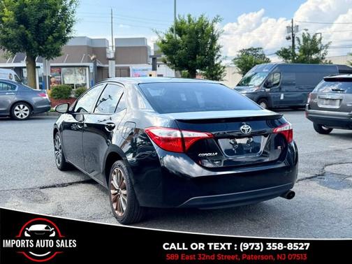 Black 2014 Toyota Corolla S