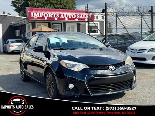 Black 2014 Toyota Corolla S