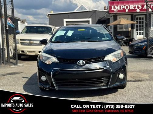 Black 2014 Toyota Corolla S
