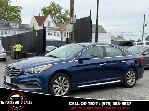 Lakeside Blue 2016 Hyundai SONATA Sport