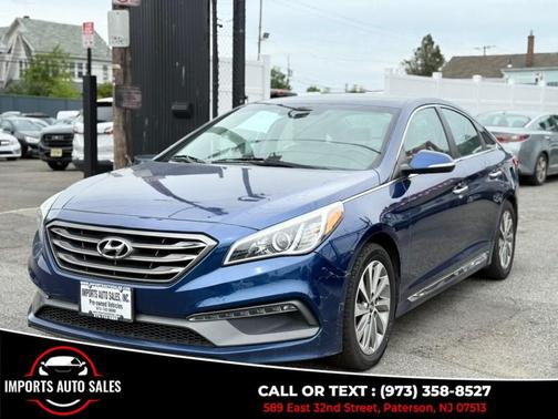 Lakeside Blue 2016 Hyundai SONATA Sport