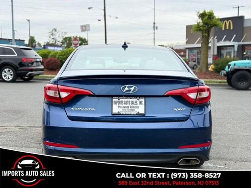 Lakeside Blue 2016 Hyundai SONATA Sport