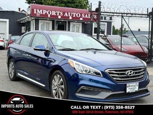 Lakeside Blue 2016 Hyundai SONATA Sport