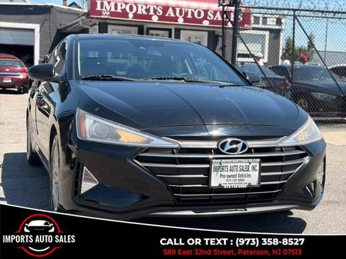 Black 2020 Hyundai ELANTRA Value Edition