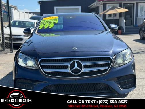 Blue 2019 Mercedes-Benz E-Class E 300 4MATIC