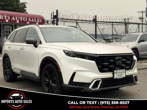 White 2023 Honda CR-V Hybrid Sport Touring