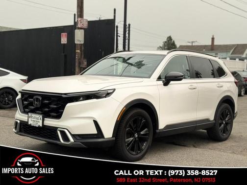White 2023 Honda CR-V Hybrid Sport Touring