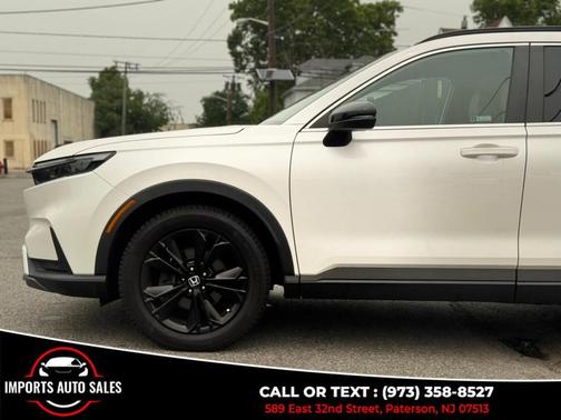 White 2023 Honda CR-V Hybrid Sport Touring