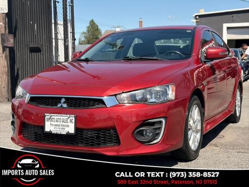 Red 2016 Mitsubishi Lancer SE