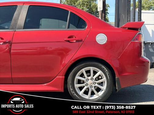 Red 2016 Mitsubishi Lancer SE