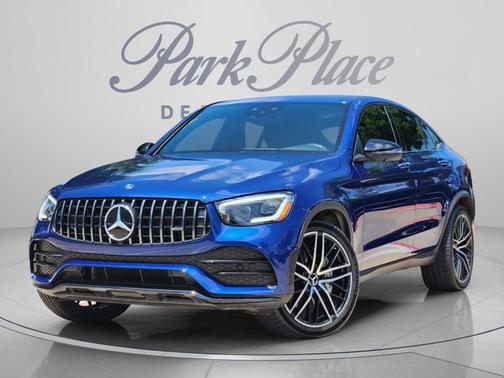 Brilliant Blue Metallic 2020 Mercedes-Benz AMG GLC 43 4MATIC Coupe