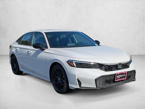 Platinum White Pearl 2026 Honda Civic Sport