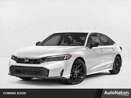 Platinum White Pearl 2026 Honda Civic Sport