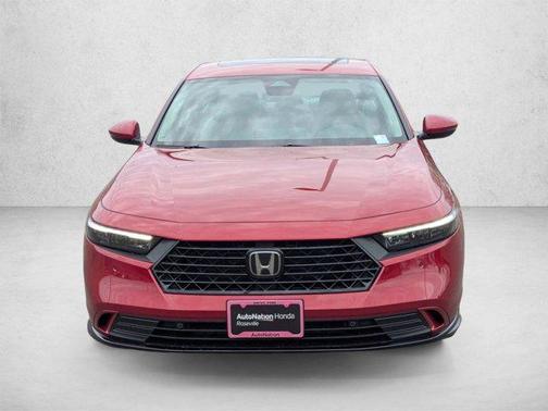 Radiant Red Metallic 2026 Honda Accord Hybrid EX-L