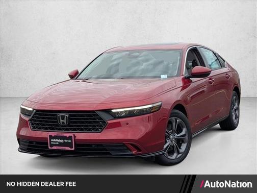 Radiant Red Metallic 2026 Honda Accord Hybrid EX-L
