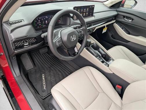 Radiant Red Metallic 2026 Honda Accord Hybrid EX-L