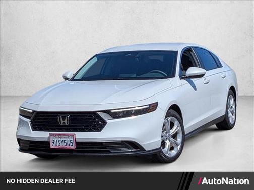 Platinum White Pearl 2025 Honda Accord LX 1.5T