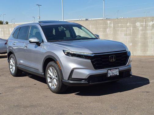 Lunar Silver Metallic 2024 Honda CR-V EX AWD