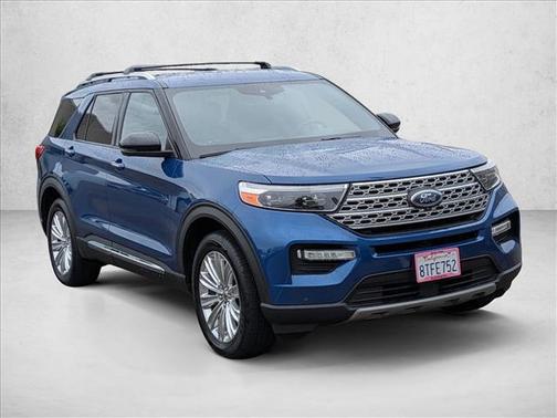 Atlas Blue Metallic 2020 Ford Explorer Limited