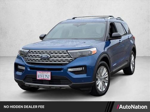Atlas Blue Metallic 2020 Ford Explorer Limited