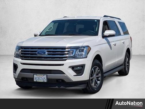 White Platinum Metallic Tri-Coat 2018 Ford Expedition Max XLT