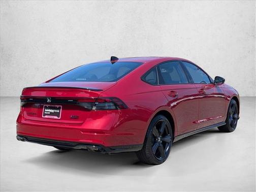 Radiant Red Metallic 2026 Honda Accord Hybrid Sport-L