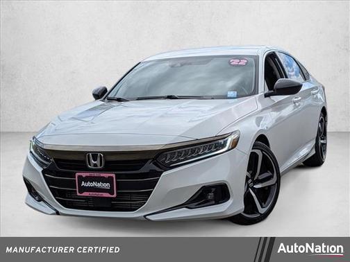 Platinum White Pearl 2022 Honda Accord Sport SE 1.5T