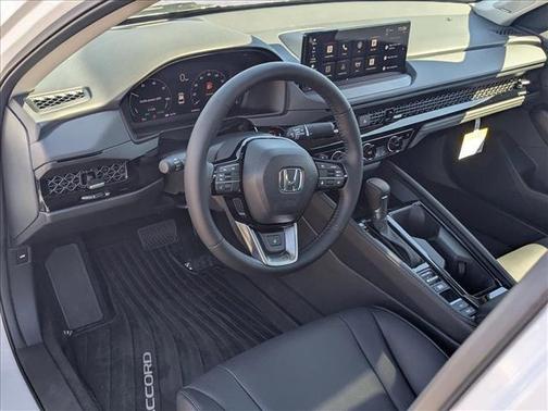 Platinum White Pearl 2026 Honda Accord Hybrid Touring