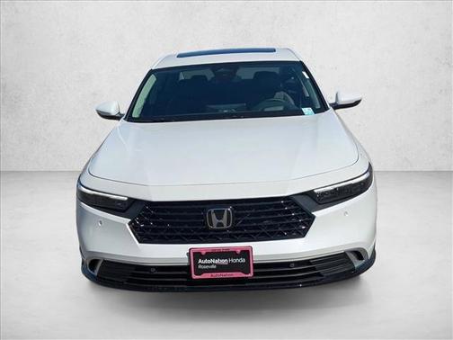 Platinum White Pearl 2026 Honda Accord Hybrid Touring