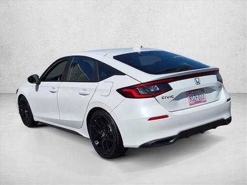 Platinum White Pearl 2025 Honda Civic Sport